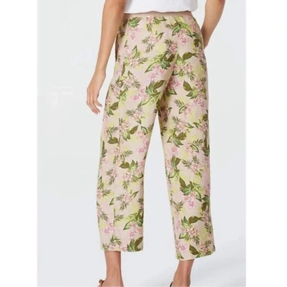 J. Jill Love Linen Orchid Cropped Pants - Picture 10 of 15
